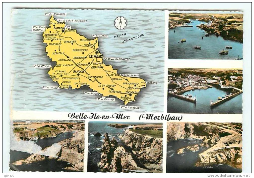 Br - 56 - BELLE ILE En MER - Multivues - édition Combier - - Belle Ile En Mer