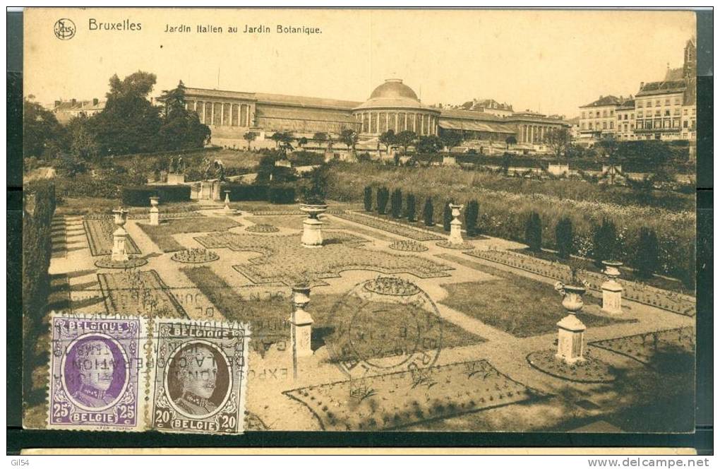 Bruxelles -  Jardin Italien Au Jardin Botanique - Tg08 - Forêts, Parcs, Jardins