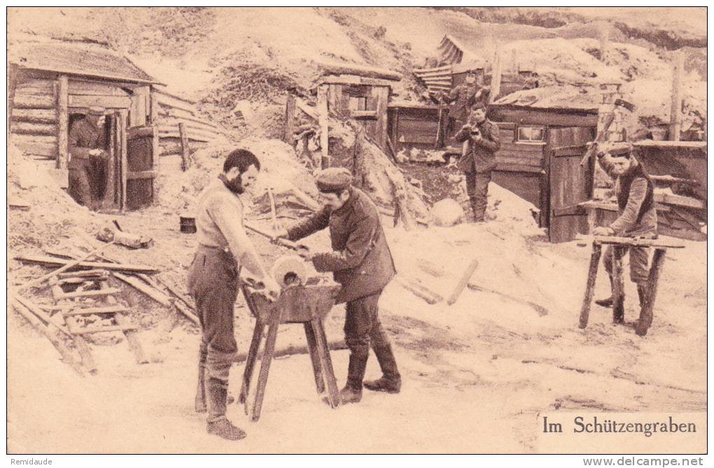 ALLEMAGNE - 1915 - CARTE POSTALE MILITAIRE (FELDPOST) Du 29° RI STATIONNE EN FRANCE - Prima Guerra Mondiale