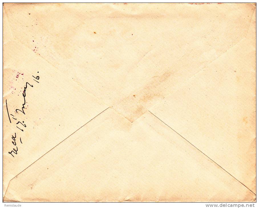 GB - 1916 - ENVELOPPE ARMEE POST OFFICE N° 3 Avec CENSURE - 1. Weltkrieg