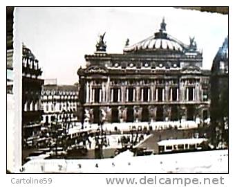 FRANCE PARIS  OPERA  TRAM  V1950 DP5977 - Transport Urbain En Surface