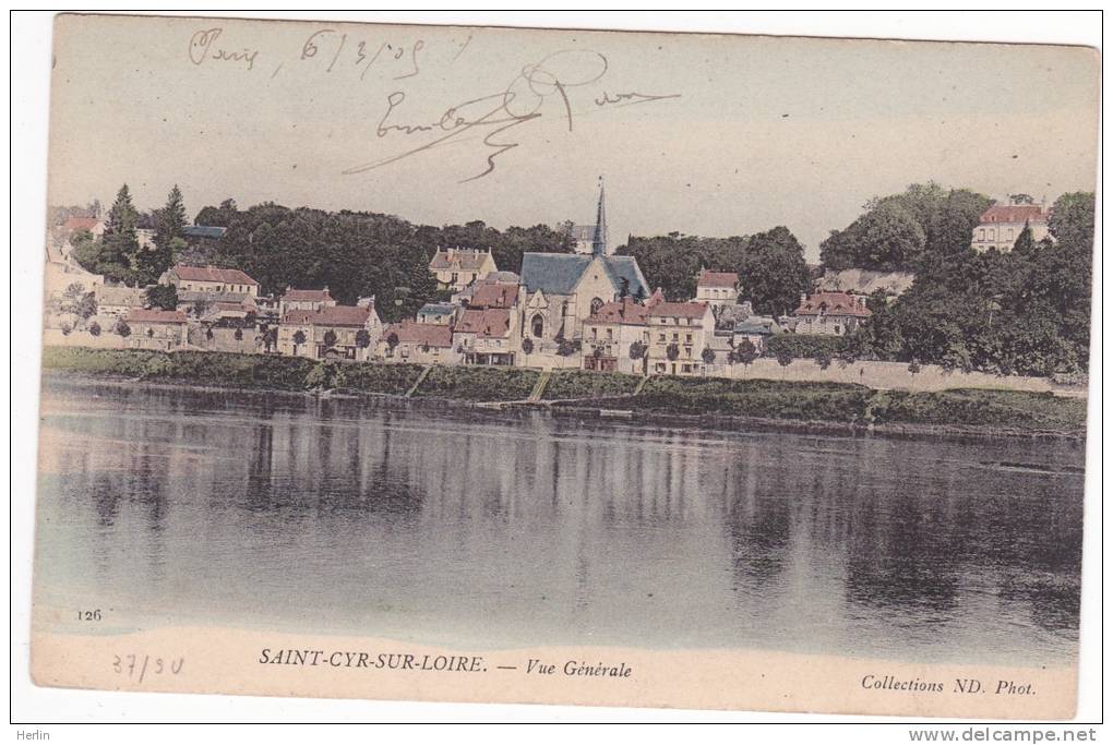 37 - SAINT-CYR-SUR-LOIRE - Vue Générale - Saint-Cyr-sur-Loire