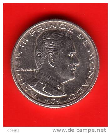 **** MONACO - 1/2 FRANC 1965 - DEMI FRANC 1965 - RAINIER III **** EN ACHAT IMMEDIAT !!! - 1960-2001 Neue Francs