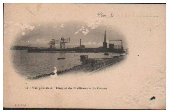 Saône Et Loire  Vers 1900 Creusot - Autres & Non Classés