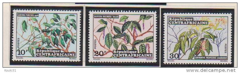 Centrafricaine YT 191/5 * : Fleurs - Centrafricaine (République)