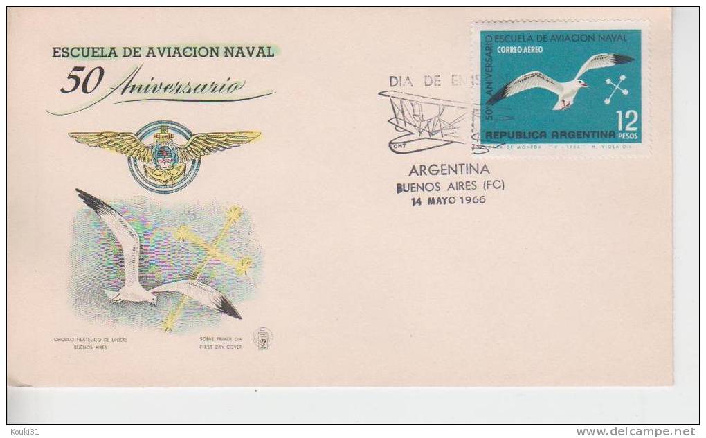 Argentine YT PA 114 FDC : Albatros Et Croix Du Sud - Albatros & Stormvogels