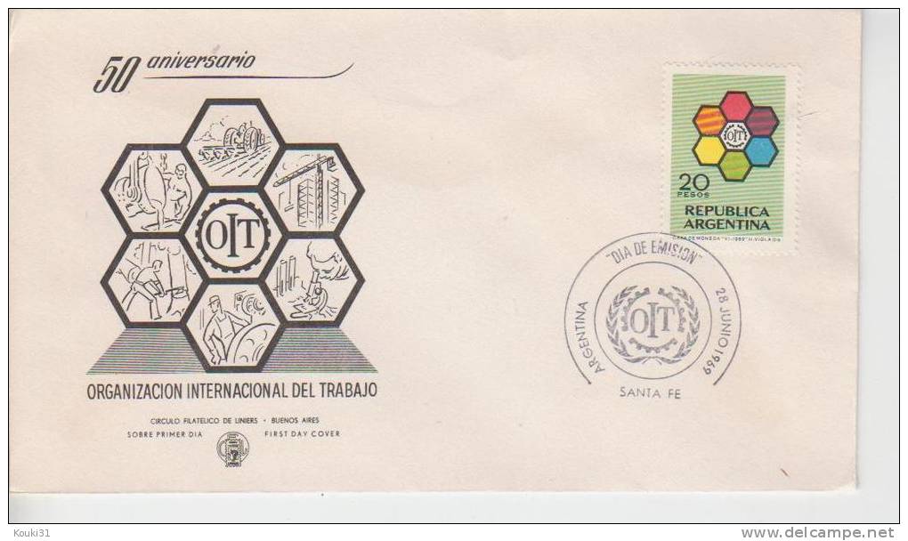 Argentine YT 839 FDC : OIT - OIT