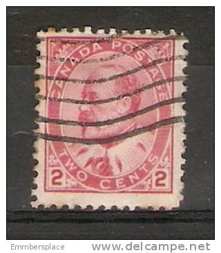 CANADA - 1903 EDWARD VII 2c RED USED ON PAPER - Used Stamps