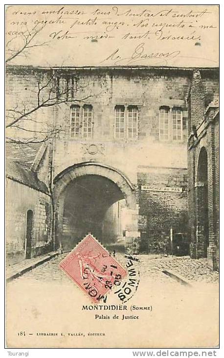 Somme : Jan12 193 : Montdidier  -  Palais De Justice - Montdidier