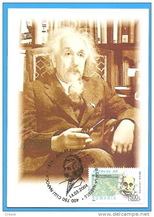 Physics. Nobel Prize Albert Einstein. Carte Maximum, Maxicard, Maxi Card, Maximumcard - Albert Einstein