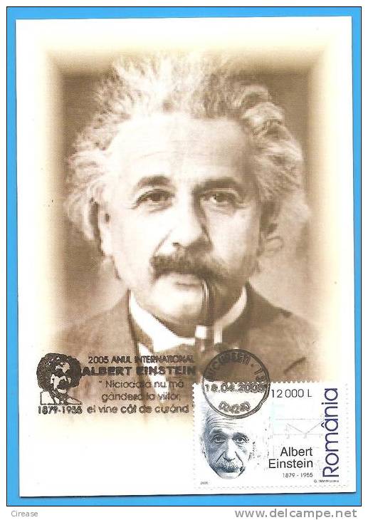 Physics. Nobel Prize Albert Einstein. Carte Maximum, Maxicard, Maxi Card, Maximumcard - Albert Einstein