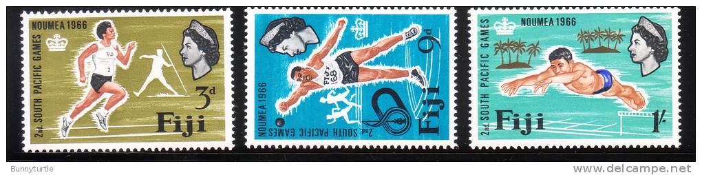 Fiji 1966 2nd South Pacific Games Noumea Runner Shot Put MNH - Fidji (...-1970)