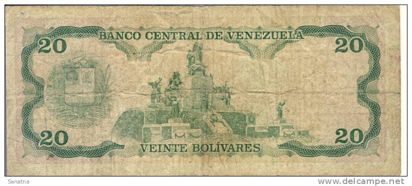 Venezuela 20 Bolivares 1989 - Venezuela