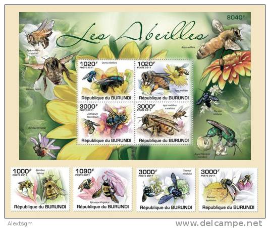 BURUNDI 2011 - Fauna I (9 Sets: 4v + S/S Each) - Mi 1974//2121 + B151//169 - Neufs