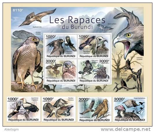 BURUNDI 2011 - Fauna I (9 sets: 4v + S/S each) - Mi 1974//2121 + B151//169