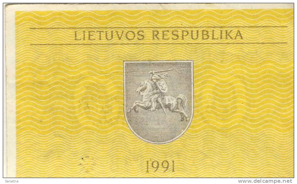Lietuva Lithuania 0.20 Vertybinis Popierius - Lituanie