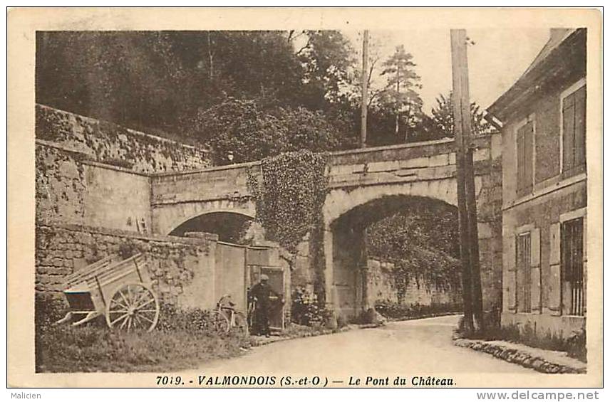 Val D Oise - Ref 431- Valmondois - Le Pont Du Chateau   - Carte Bon Etat - - Valmondois