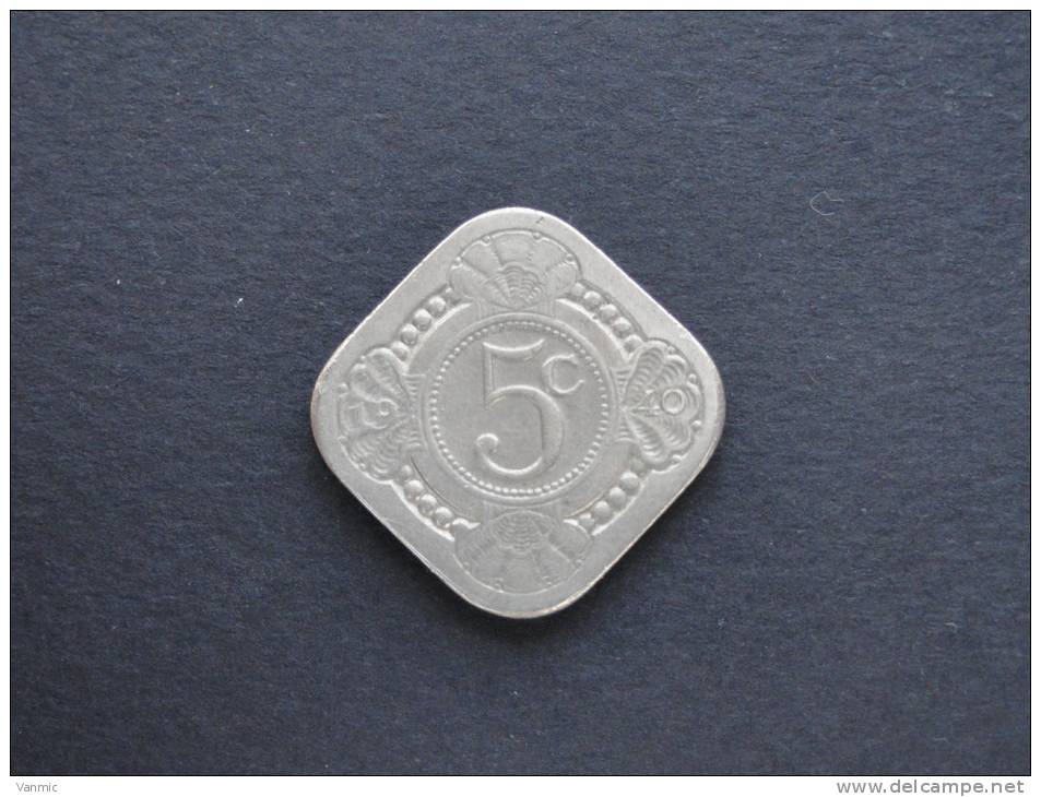 1940 - 5 Cents - Pays Bas - Nederland - 5 Centavos