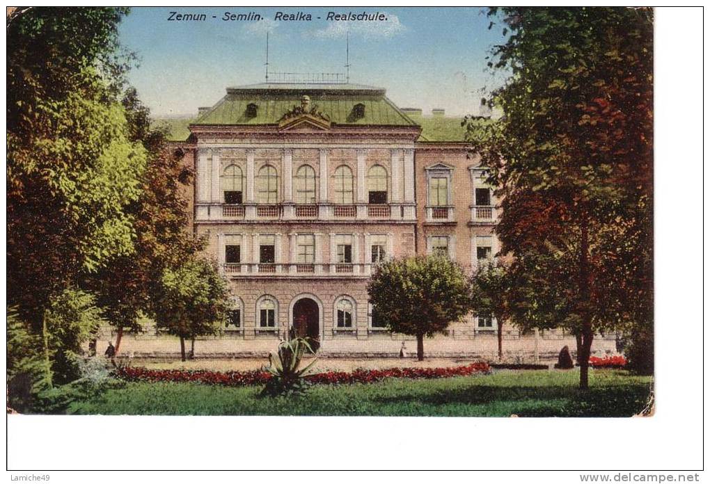 ZEMUN . SEMLIN . ZIMONY . - REALKA . REALSCHULE - Serbien