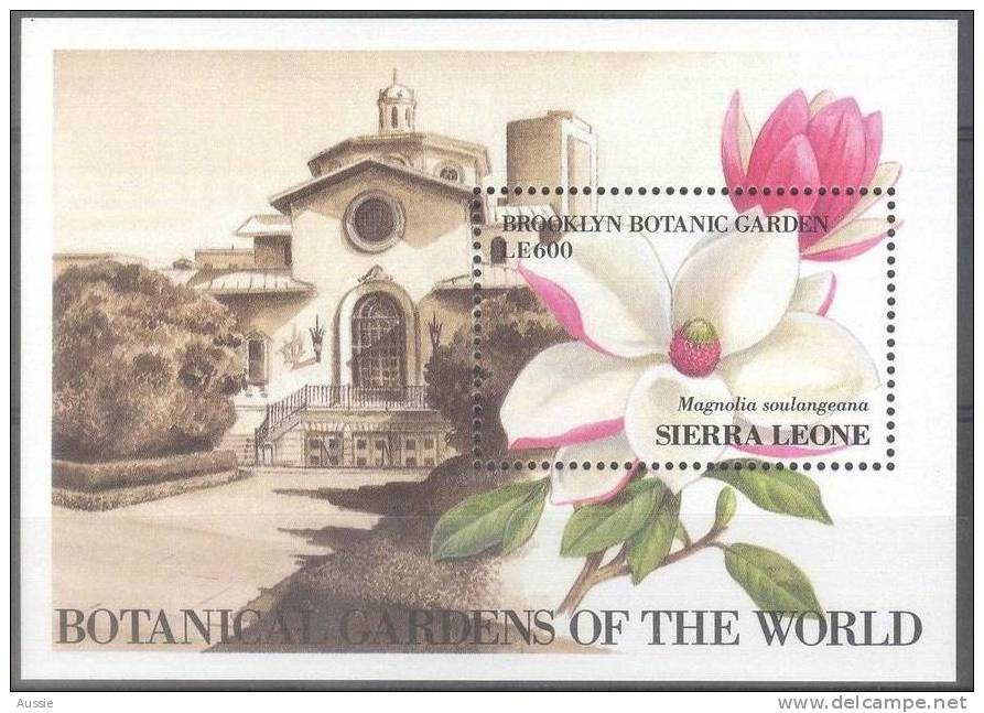 Sierra Leone 1992  Yvertn°  Bloc  178 *** MNH Cote 50 FF Flore Bloemen Flowers - Sierra Leone (1961-...)