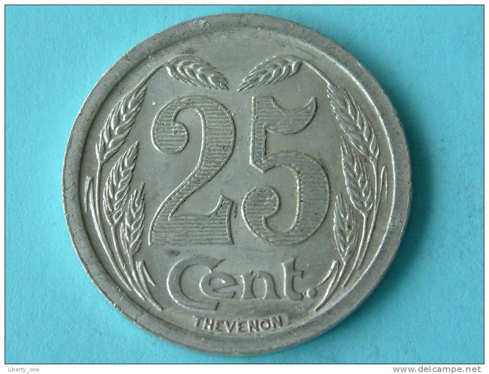 25 CENT Chambre De Commerce D'EVREUX 1921 ( Nécessité - For Grade, Please See Photo ) ! - Monétaires / De Nécessité