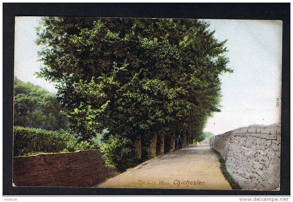 RB 825 - Early Wrench Postcard The City Wall Chichester Sussex - Chichester