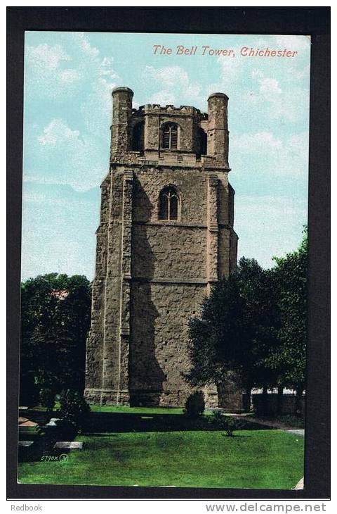 RB 825 - Early Postcard The Bell Tower Chichester Sussex - Chichester