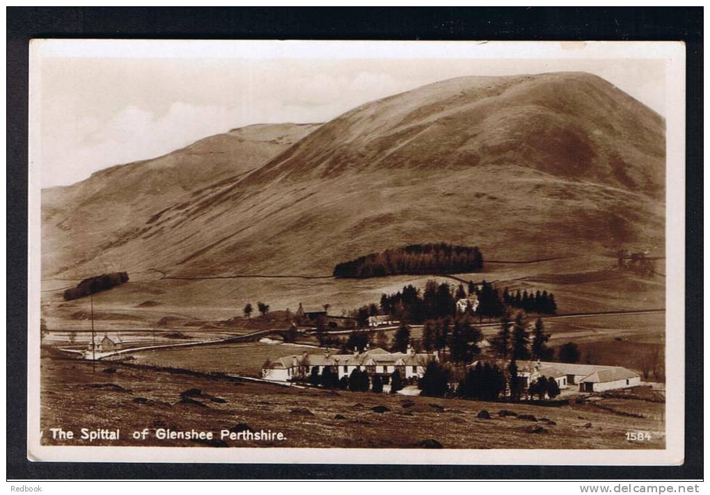 RB 825 - Real Photo Postcard The Spittal Of Glenshee &amp; Hotel Perthshire Scotland (1584) - Perthshire