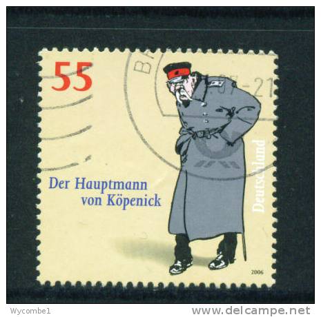 GERMANY  -  2006  Commemorative Stamp FU As Scan - Gebraucht