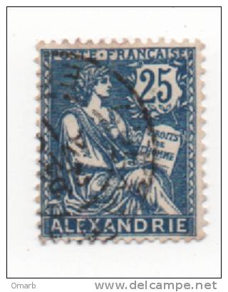 Fra046 Francobollo, Stamp, Timbre - Alessandria D´Egitto, Alexandrie - Taxe N°27a Y&T - 1902 - Autres & Non Classés