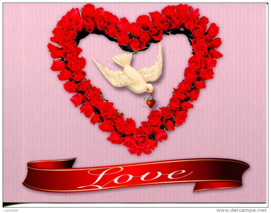 Saint Valentin Carte Postale - St Valentine Postcard - Valentinstag