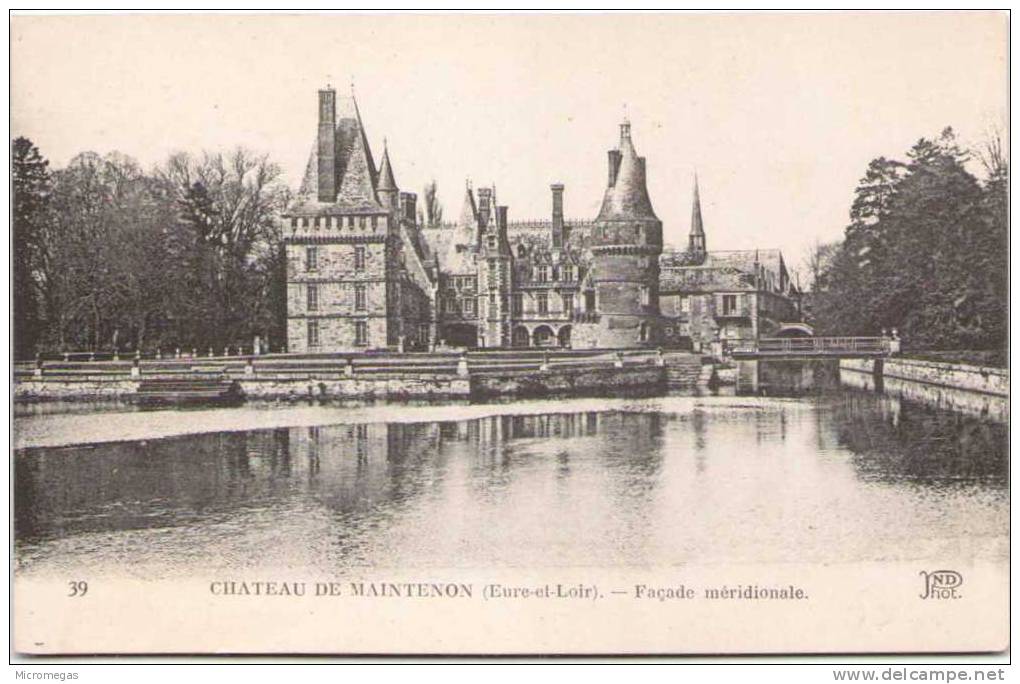 Château De MAINTENON - Façade Méridionale - Autres & Non Classés