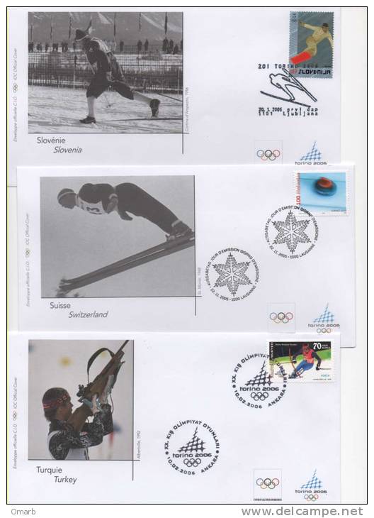 Fra079 FDC Olimpiadi Invernali Winter Olympics Jeux Olympique Hiver Torino 2006 Sport Official C.I.O. Bolaffi - Winter 2006: Torino