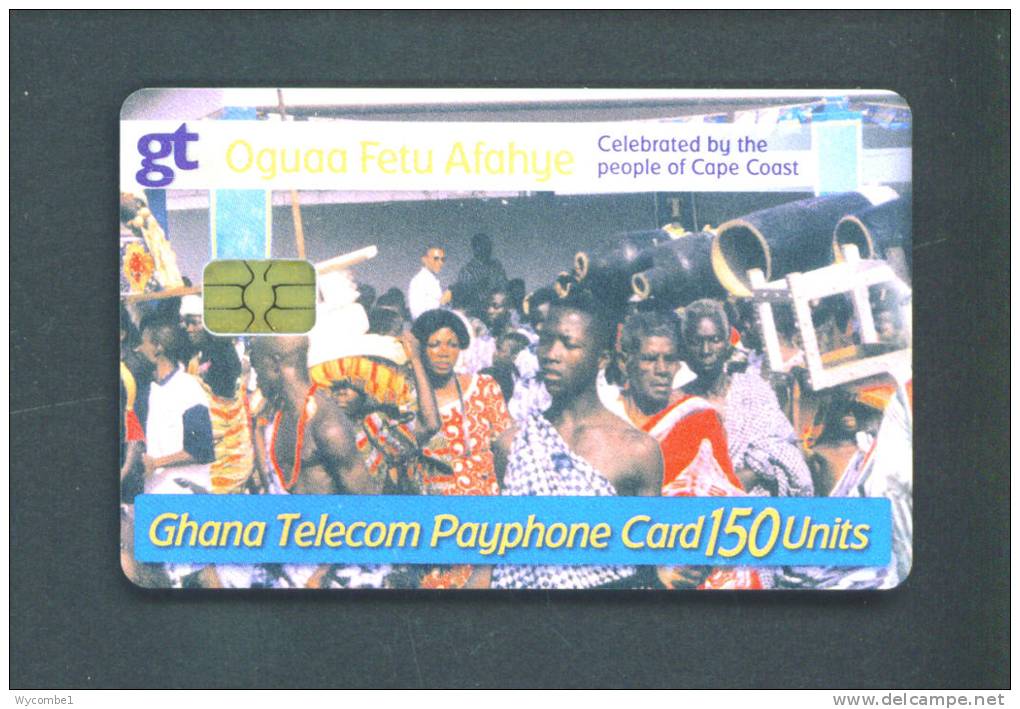 GHANA  -  Chip Phonecard As Scan - Ghana