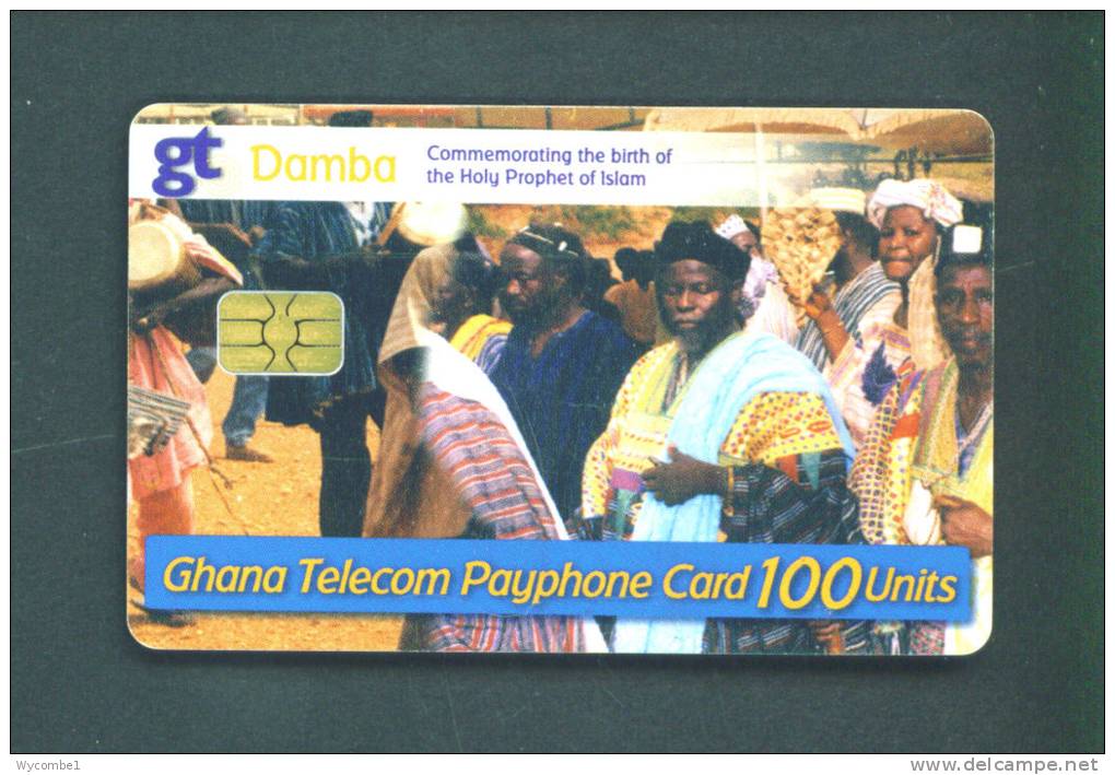 GHANA  -  Chip Phonecard As Scan - Ghana