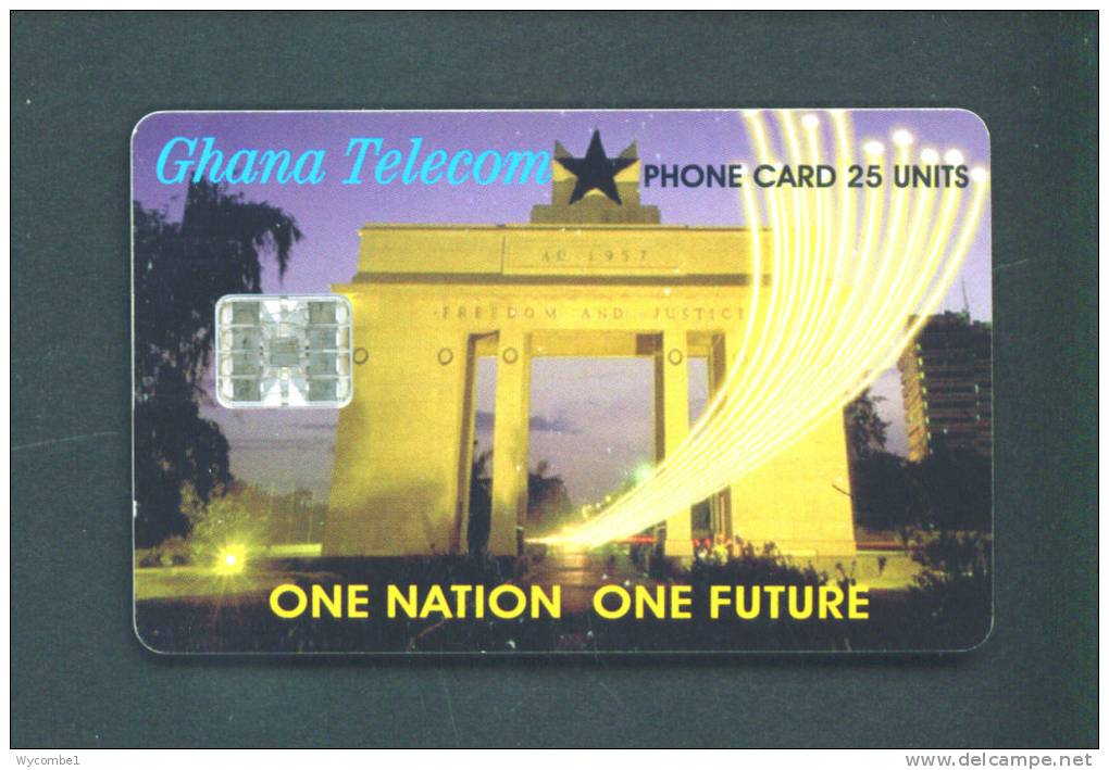 GHANA  -  Chip Phonecard As Scan - Ghana