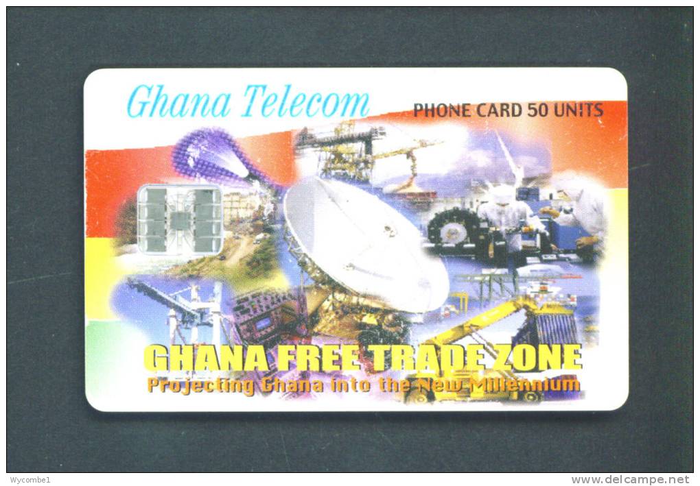 GHANA  -  Chip Phonecard As Scan - Ghana