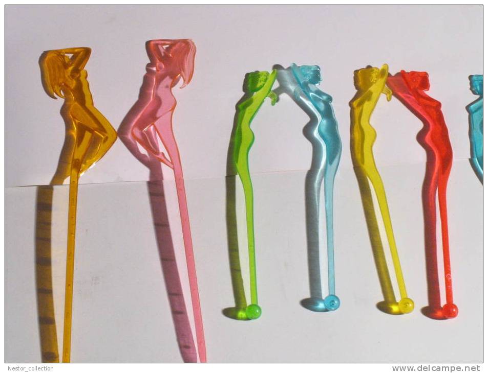 Touilleurs Agitateurs Thèmes Variés Golf Raquette Palmier Porte Bonheur Oiseau - Swizzle Sticks