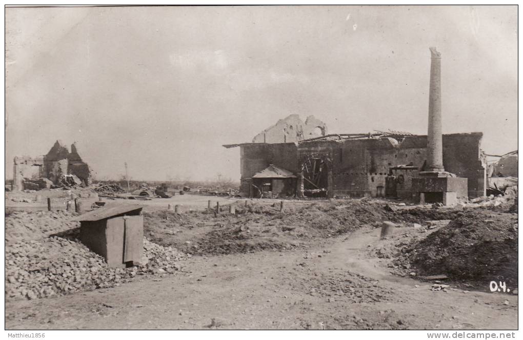 CP Photo Près ROESELARE (ROULERS) - Une Usine Détruite (ww1, Wk1) - Röselare