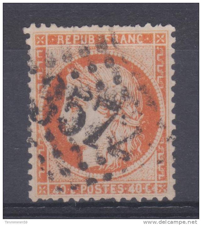 Lot N°16883   Variété/n°38, Oblit GC 3572 ST DIZIER (50), Filet EST OUEST, 40C - 1870 Siege Of Paris