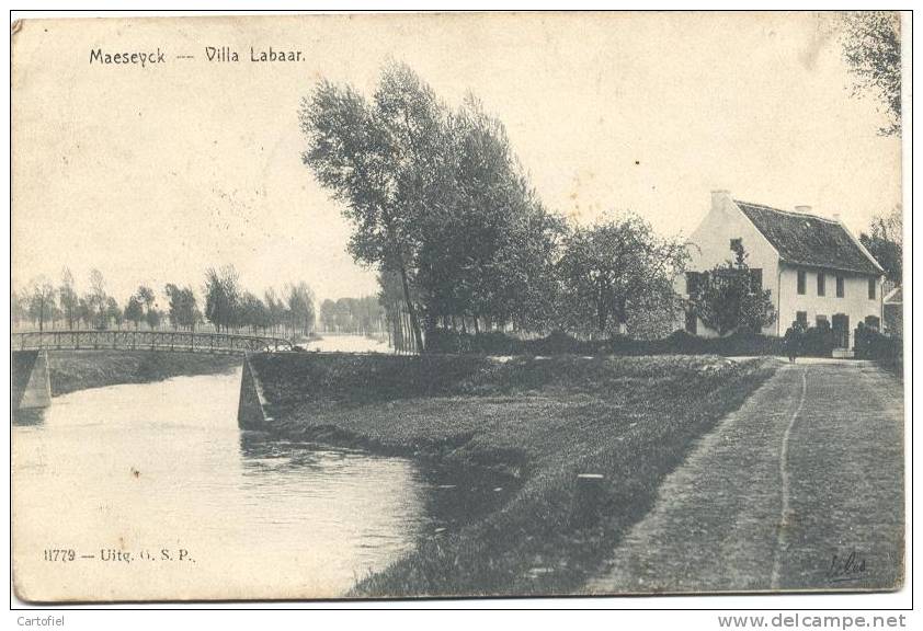 MAASEIK-VILLA LABAAR-UITGAVE: G.S.P.-ZELDZAAM-1908 - Maaseik