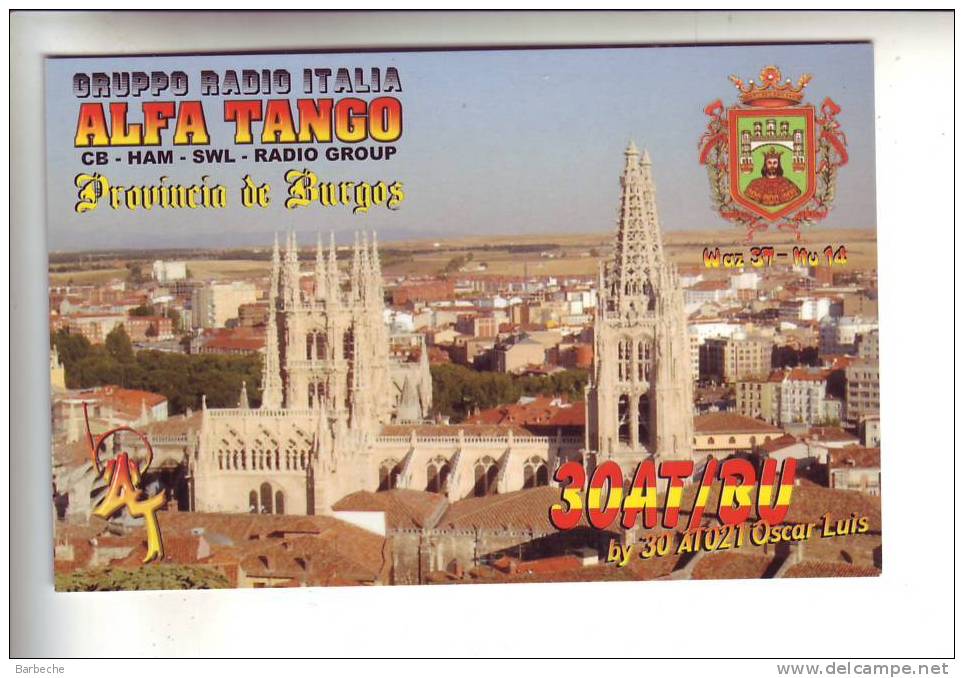 Gruppo Radio Italia ALFA TANGO - Division : ITALIA  -  PROVINCIA DE BURGOS  30AT/BU - CB