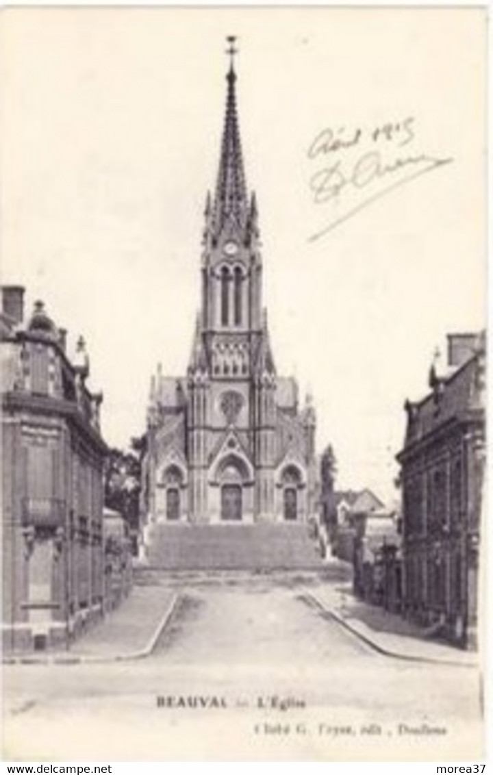 BEAUVAL  L'église - Beauval