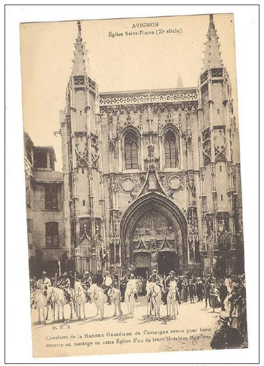 Avignon (Vaucluse), France, 1900-1910s ; Cavaliers De La Nacioun Guardiano De Camargue - Avignon