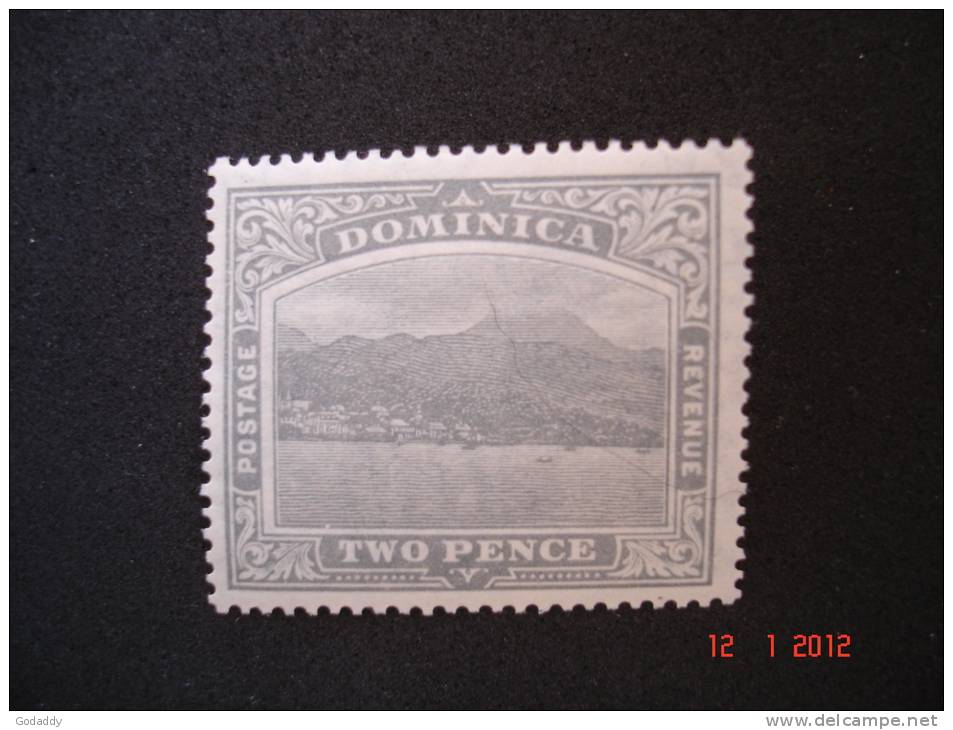 Dominica 1921 KG V  2d  SG65  MH - Dominica (...-1978)