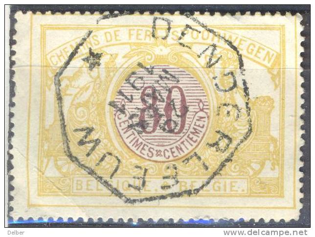 _Ja932: DENDERLEEUW 1911: Telegraafstempel... Licht Plooitje.. - Other & Unclassified