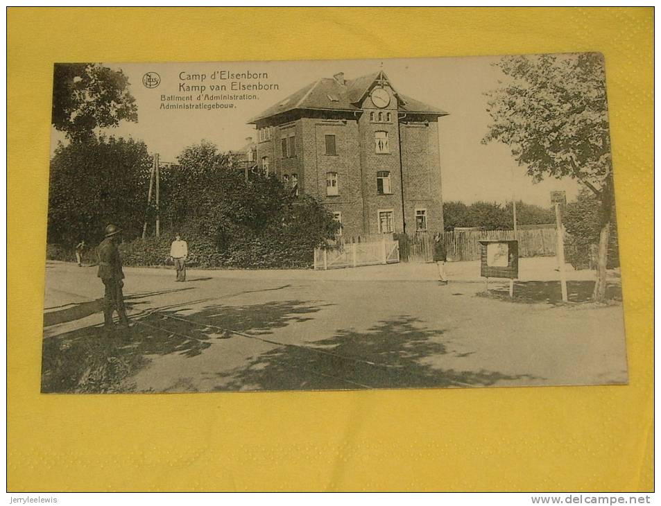 MILITARIA  -  Camp D´Elsenborn -  Batiment D´Administration - Administratiegebouw - Elsenborn (camp)