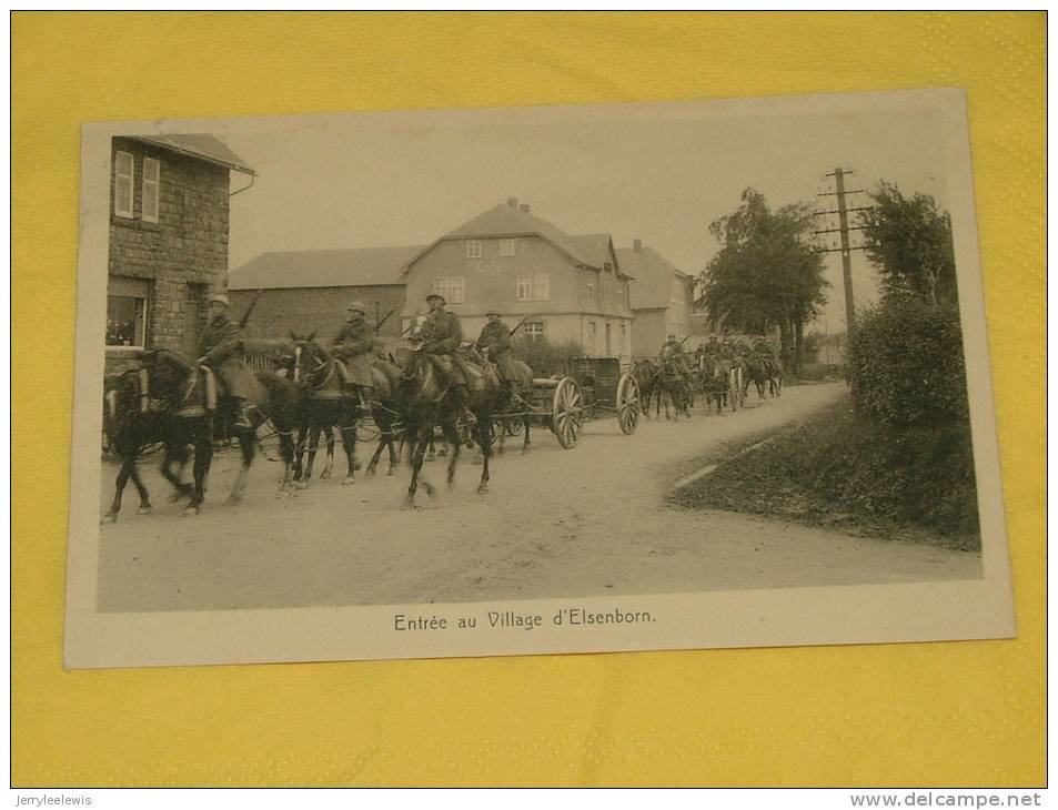 MILITARIA  -  Camp D'Elsenborn -    Entrée Au Village D'Elsenborn - Elsenborn (camp)