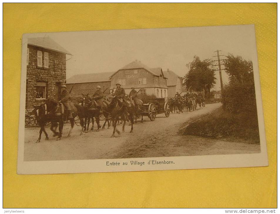 MILITARIA  -  Camp D'Elsenborn -    Entrée Au Village D'Elsenborn - Elsenborn (camp)