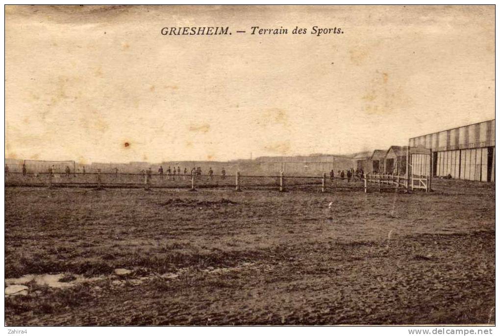 Griesheim  -  Terrain De Sport - Football ? - Militaire ? - Aviation? - Griesheim